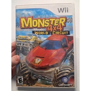 Monster 4x4 World Circuit Nintendo Wii‎ Game Ubisoft Racing RVL-RM4E-USA-B0
